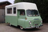 A Morris Campervan called Moggie and for hire in Romsey, Hampshire