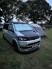 A VW T5 Campervan called Quicksilver and for hire in Chelmsford, Essex