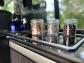 A VW T6 Campervan called T6-4Motion and Tea, Coffee and Sugar Supplied Complimentary for hire 
